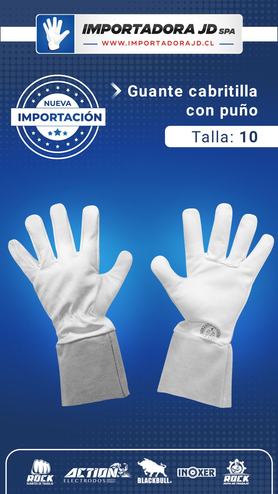 Guante Cabritilla Largo (TIG) (Con Puño) - Imagen 6