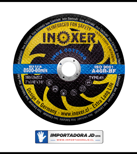 Disco De Corte INOXER® De 7 X 1,6 Mm Inox