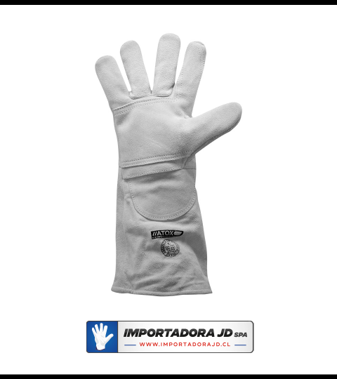 Guante De Soldador Reforzado Gris Kevlar