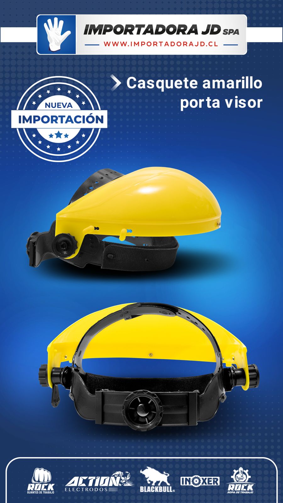Casquete Amarillo Porta Visor - Imagen 3