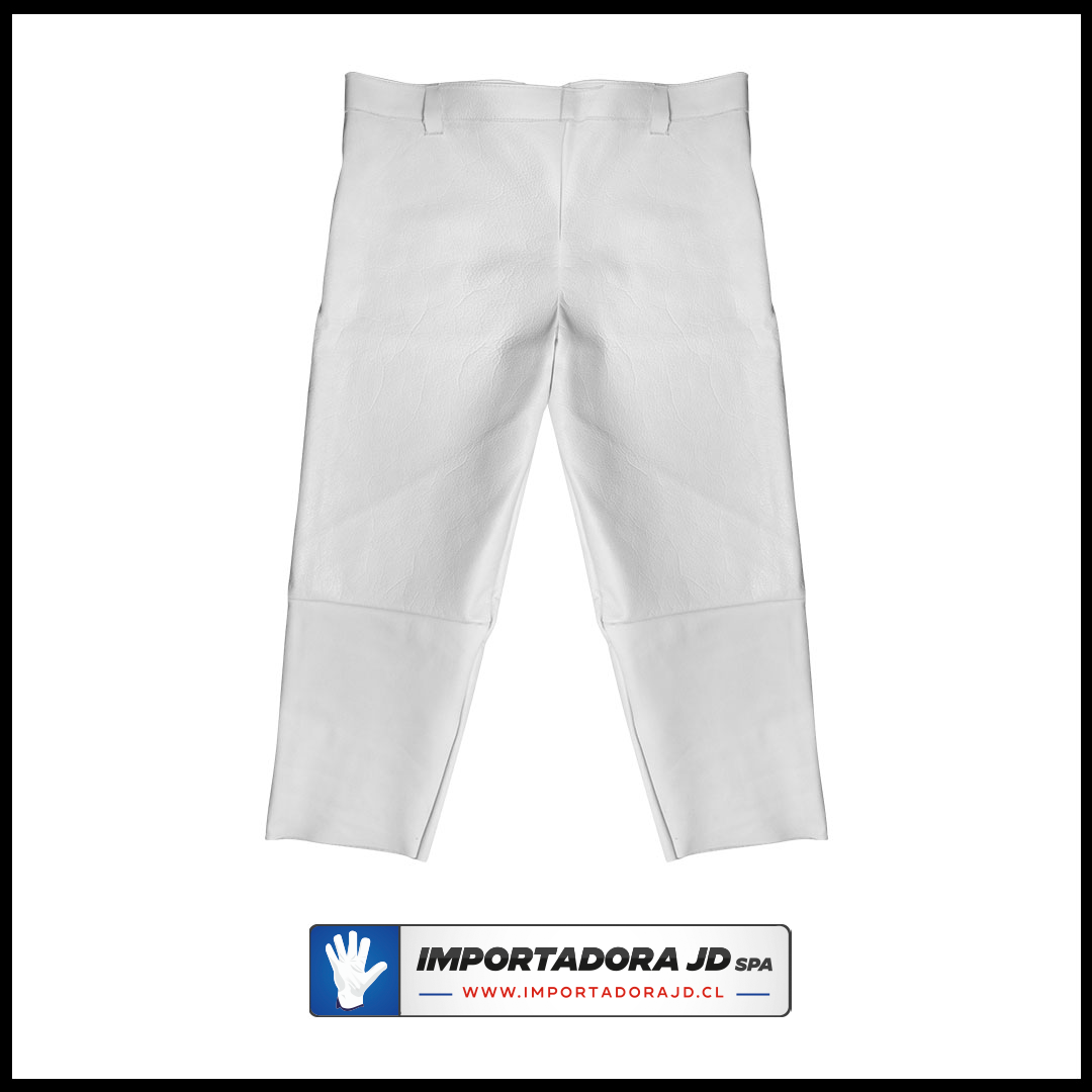 Pantalón de Cuero Soldador Nacional con Velcro e Hilo Kevlar - Imagen 2